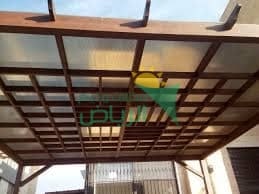 مظلات حديد للحدائق