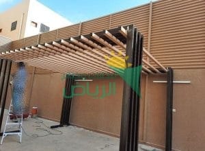 شركات تركيب مظلات خشب بلاستيكي