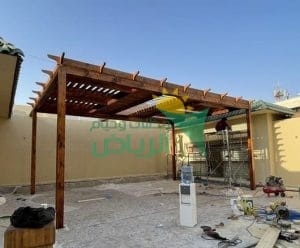 افضل شركة تركيب مظلات خشب بلاستيكي