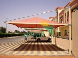 مظلات كابولي معلقة