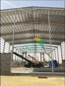 بناء هناجر حديد