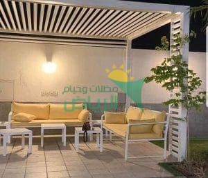 مظلات برجولات حديد