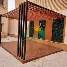 مشاريع مظلات مواقف سيارات