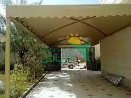 تركيب مظلات وسواتر وخيام في الرياض