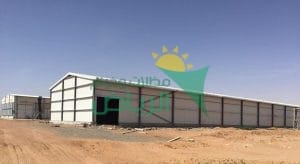 تركيب هناجر مستودعات كبيرة