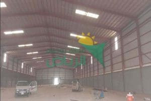 مظلات بنل صاج ومستودعات كبيره
