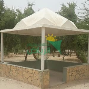 انواع مظلات فيبر جلاس