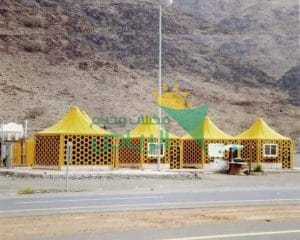 مظلات فيبر جلاس للساحات