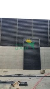 سواتر شرائح حديد