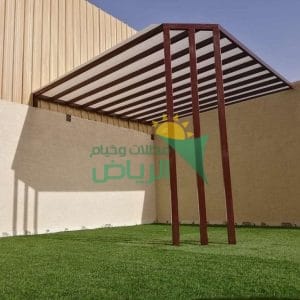 مظلات حديد وقماش مستورد