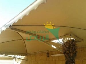 تصاميم مظلات وسواتر بأشكال انيقة